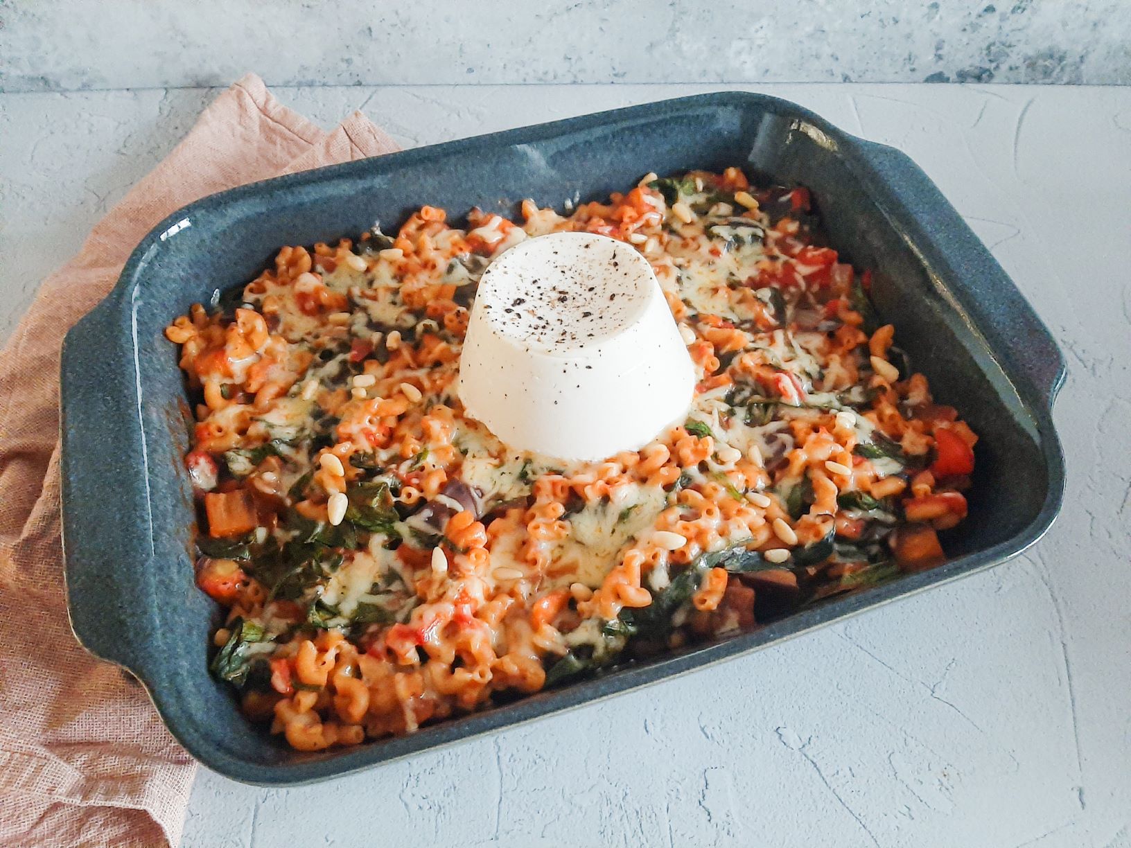 Pasta ovenschotel met ricotta